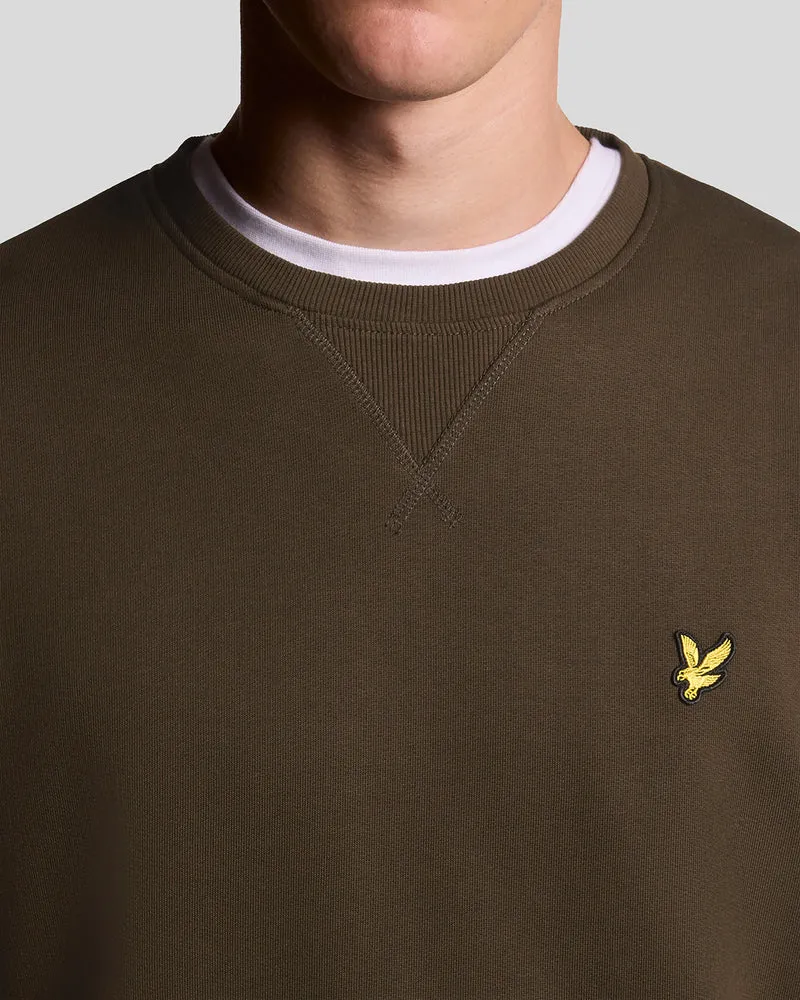 Cotton Crew Neck Sweatshirt