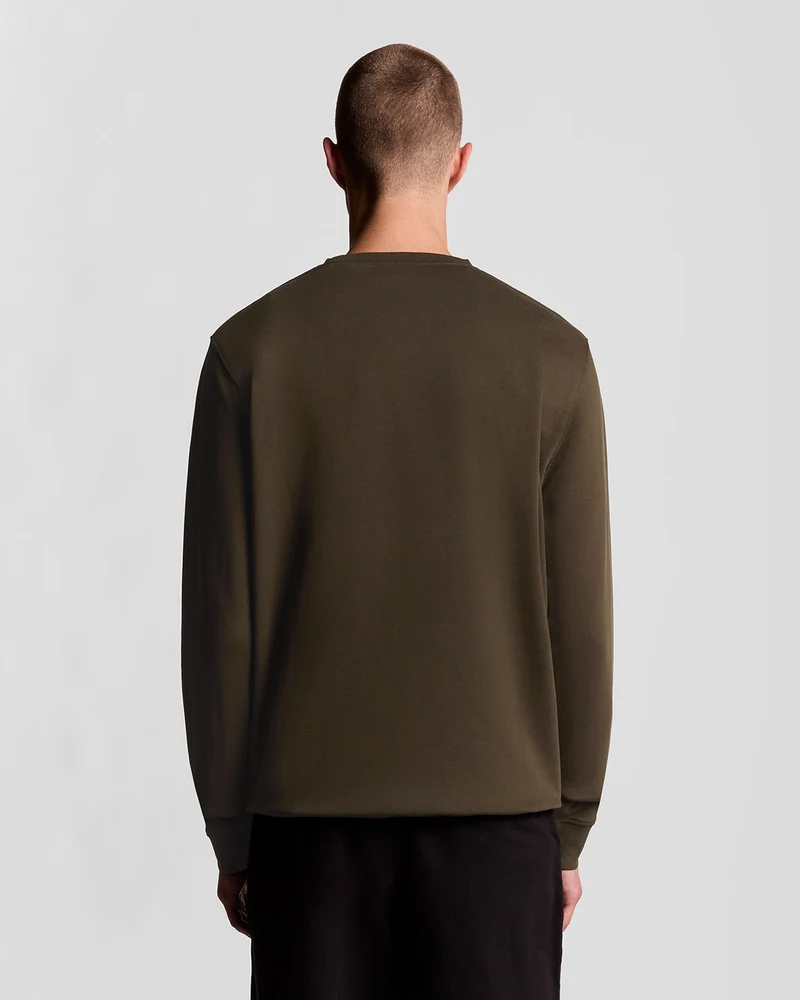 Cotton Crew Neck Sweatshirt