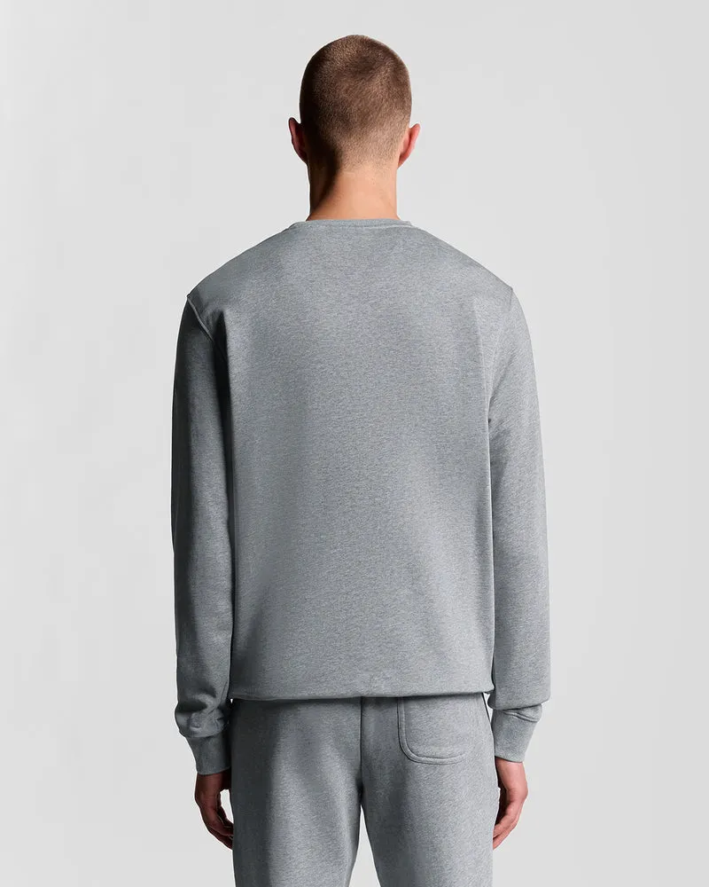 Cotton Crew Neck Sweatshirt