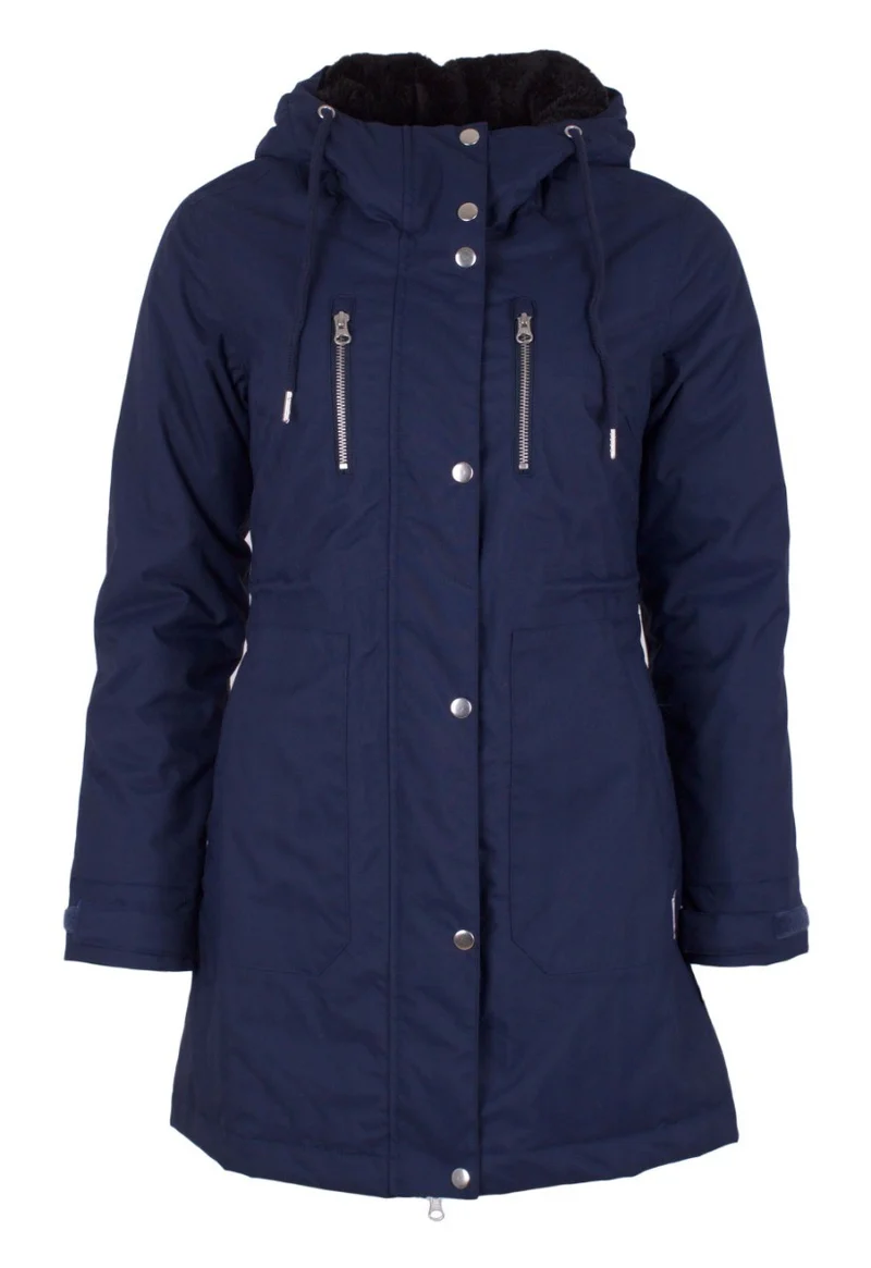 Danefae Winterparka Inge navy (zilveren rits)