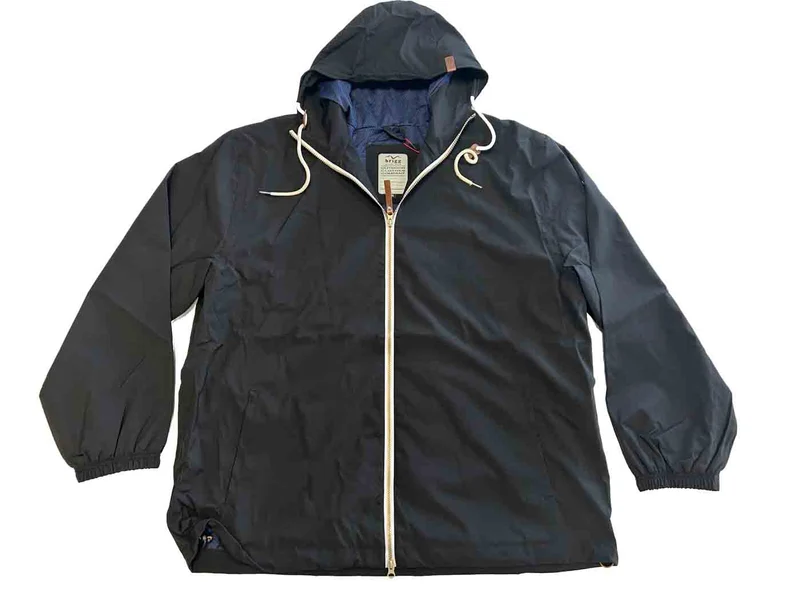 Brigg Regen-Jacke Herren Übergröße 4XL-10XL Navy Schwarz Gelb Outdoor