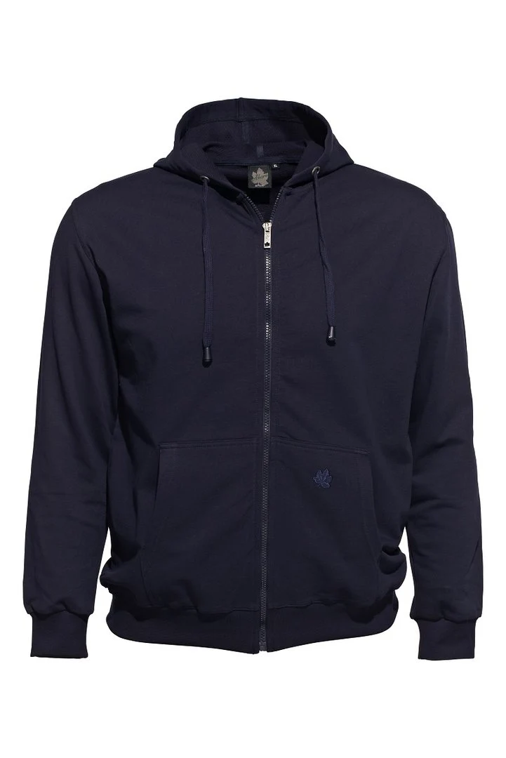 Ahorn Sport Kapuzen-Sweat-Jacke Übergröße für Herren