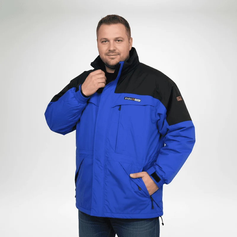 BigTiger 3in1 Funktionsjacke Herren Übergröße 4XL-10XL Rot Royal Anthrazit Schwarz Orange