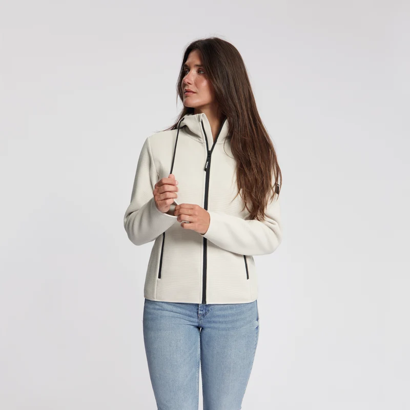 Tilde Damen – Outdoor-Weste – Fleece – Sand
