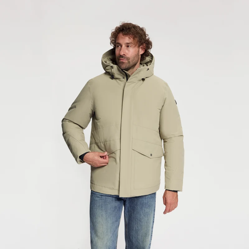 Sune Herren – Hardshell-Winterjacke – Wasserdicht – Hellbraun