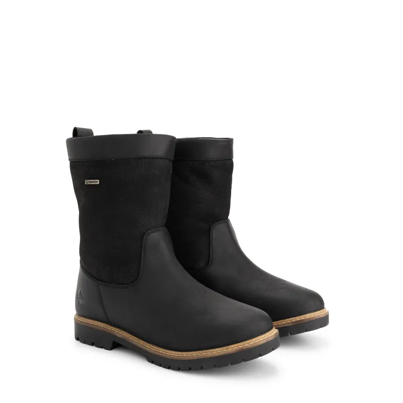 Stornes Herren – Outdoor-Stiefel – Mit Wolle gefüttert – Schwarz