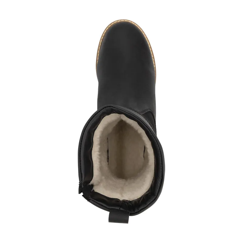 Stornes Herren – Outdoor-Stiefel – Mit Wolle gefüttert – Schwarz