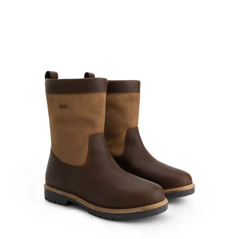 Stornes Damen – Outdoor-Stiefel – Mit Wolle gefüttert – Braun