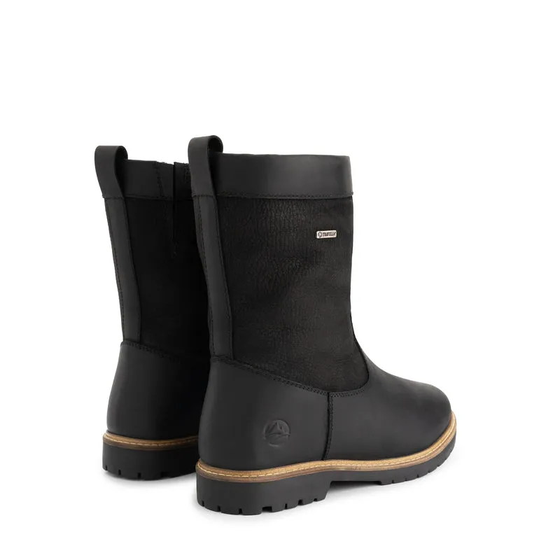 Stornes Damen – Outdoor-Stiefel – Mit Wolle gefüttert – Schwarz