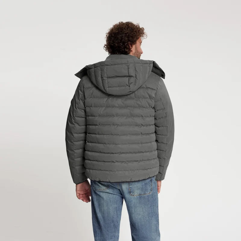 Solveig Herren – Daunen-Winterjacke – Wasserdicht – Grau