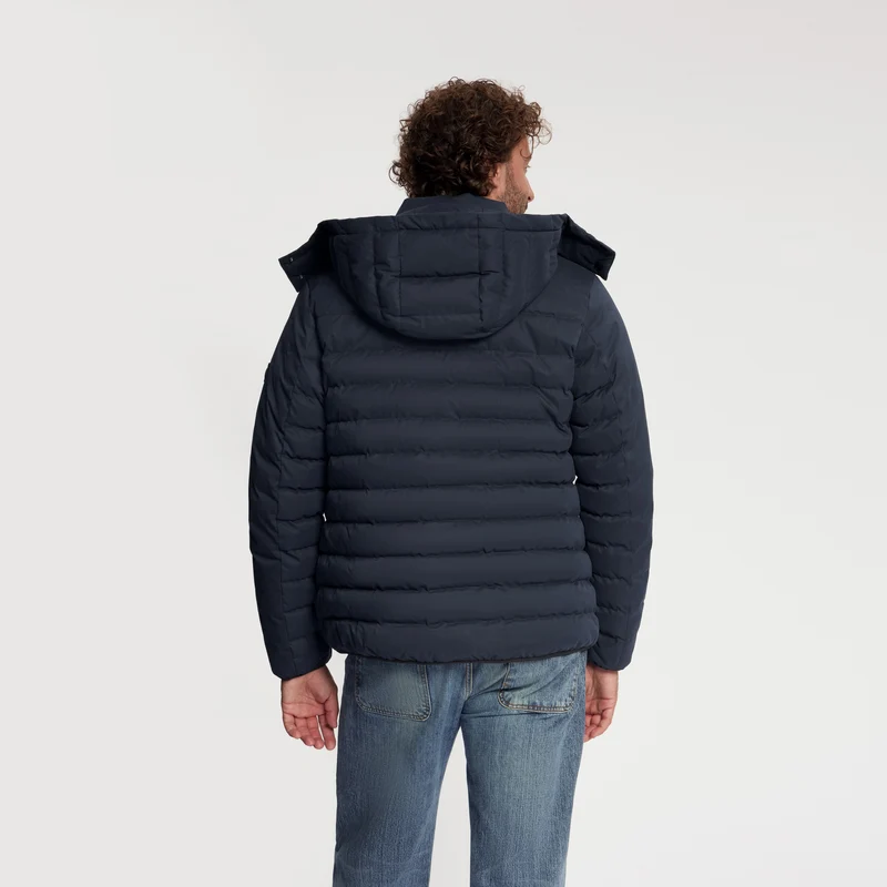 Solveig Herren – Daunen-Winterjacke – Wasserdicht – Marineblau
