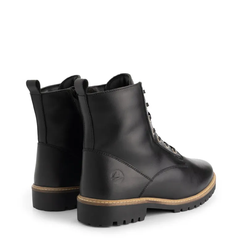 Rosendal Herren – Schnürstiefel mit Reißverschluss – Wolle gefüttert