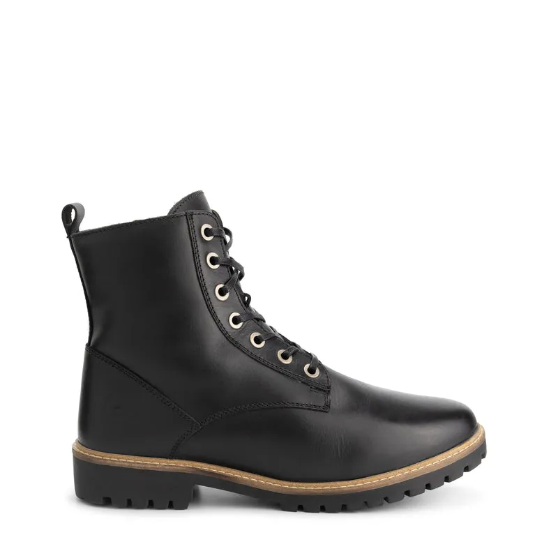Rosendal Herren – Schnürstiefel mit Reißverschluss – Wolle gefüttert