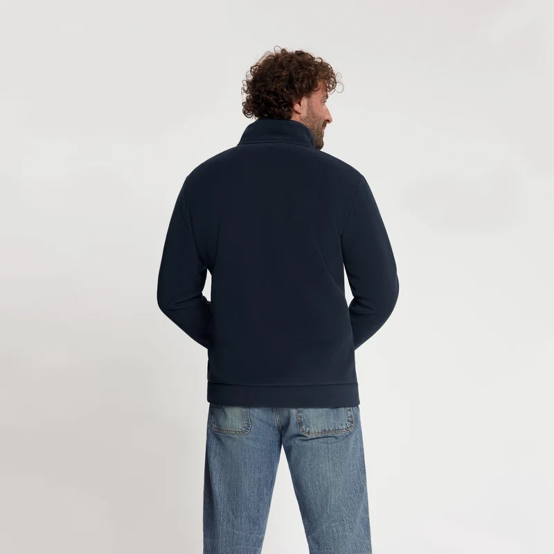 Rolf Herren – Outdoor-Weste – Fleece – Marineblau
