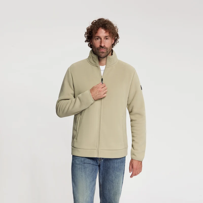 Rolf Herren – Outdoor-Weste – Fleece – Hellbraun