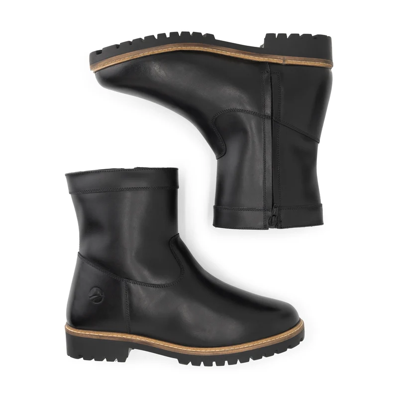 Travelin Odegard Herren – Winterstiefel – Mit Wolle gefüttert – Schwarz