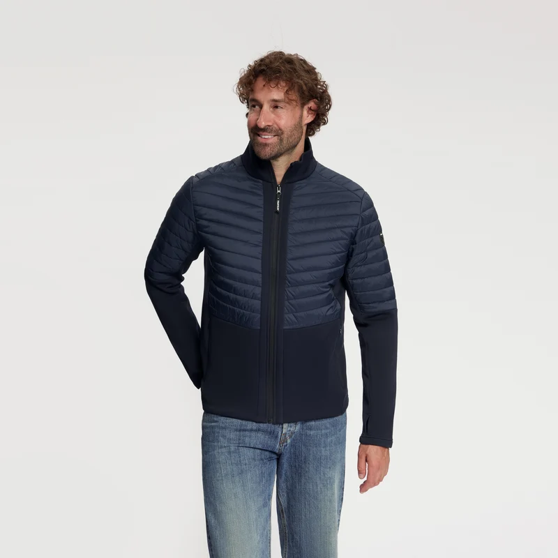 Lucio Herren – Outdoor-Weste – Gefüttert – Marineblau