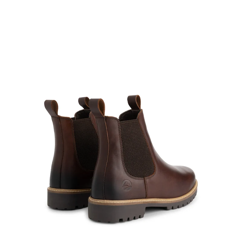 Hemsedal Herren – Chelsea-Stiefel – mit Wolle gefüttert – Dunkelbraun
