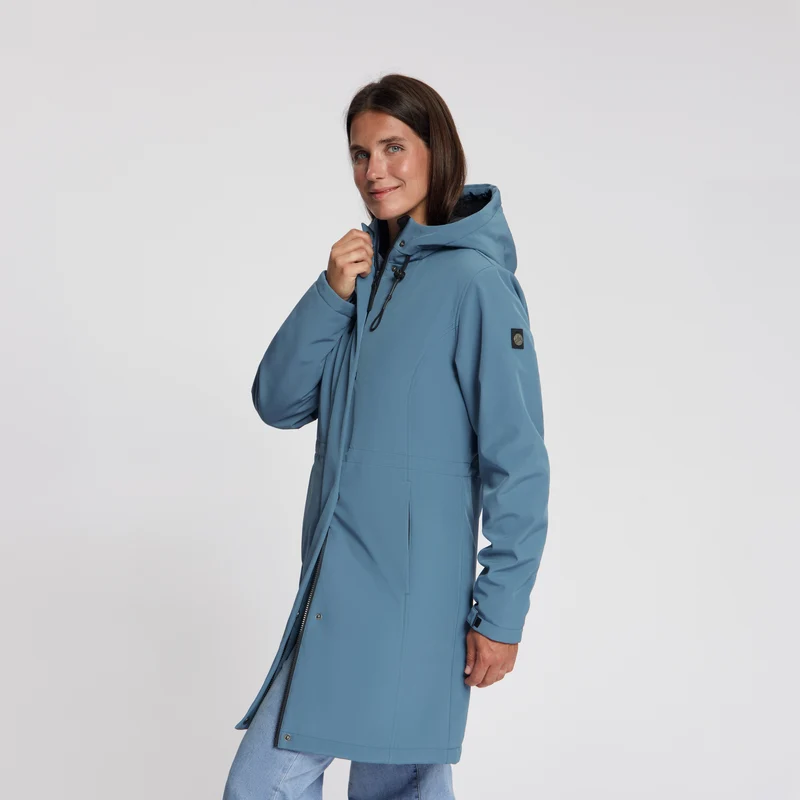 Elinor Damen – Softshell-Jacke – Wasserdicht – Blau