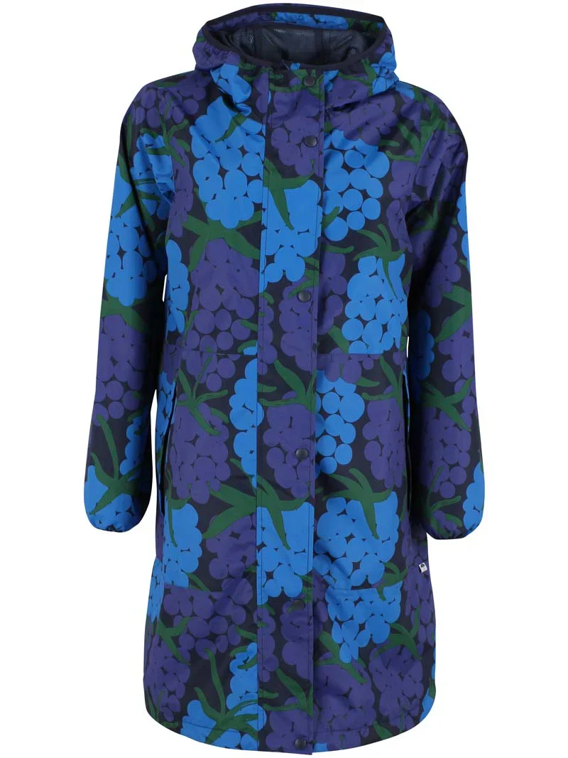 Danefae Edith Regenjas Dames Dark Navy Maxiberry