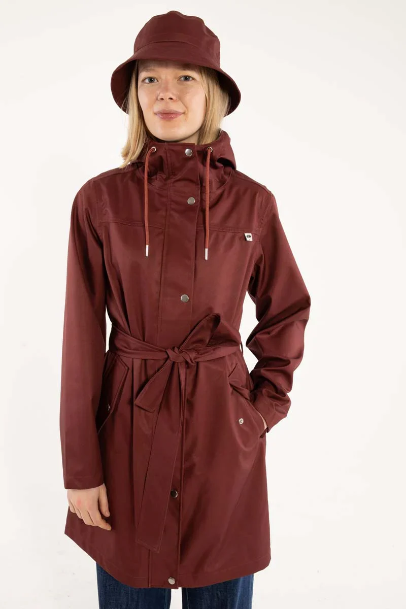 Danefae Regenjas Dames Danerainlover Dark Brick