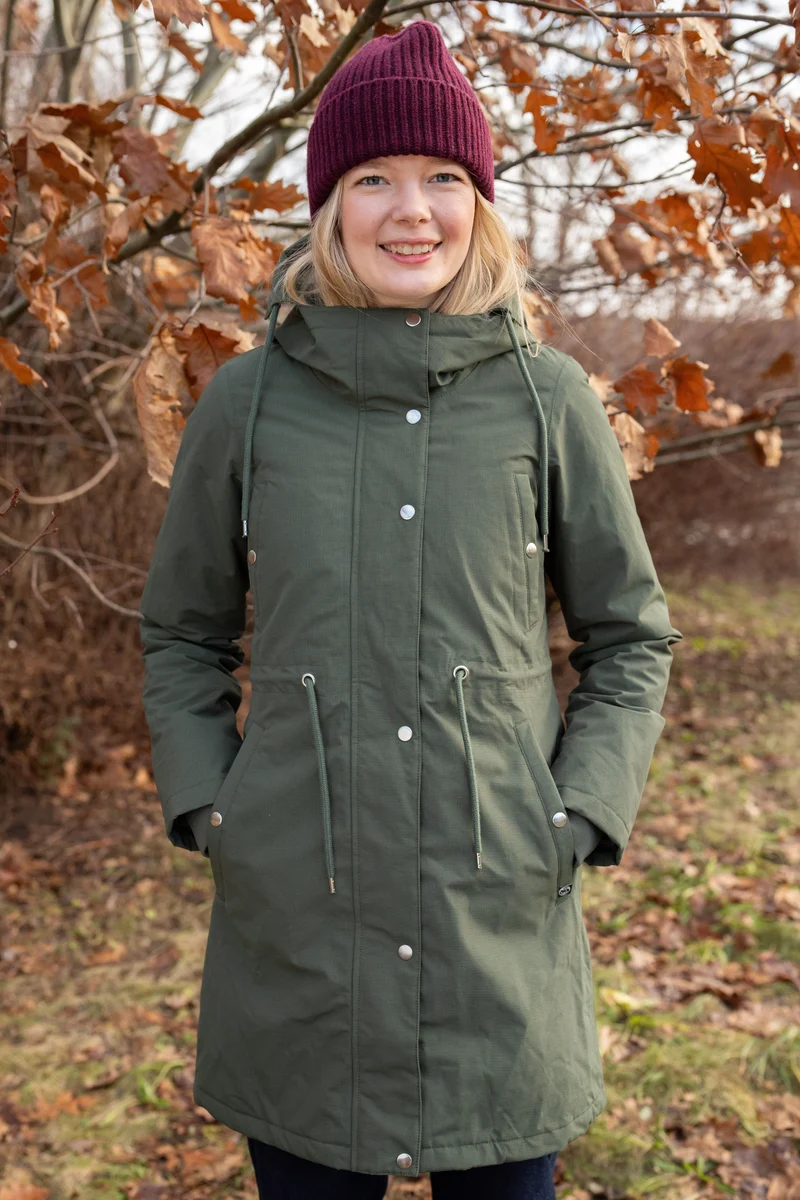 Danefae Winter Regenparka Dames Danenora Dark Amy