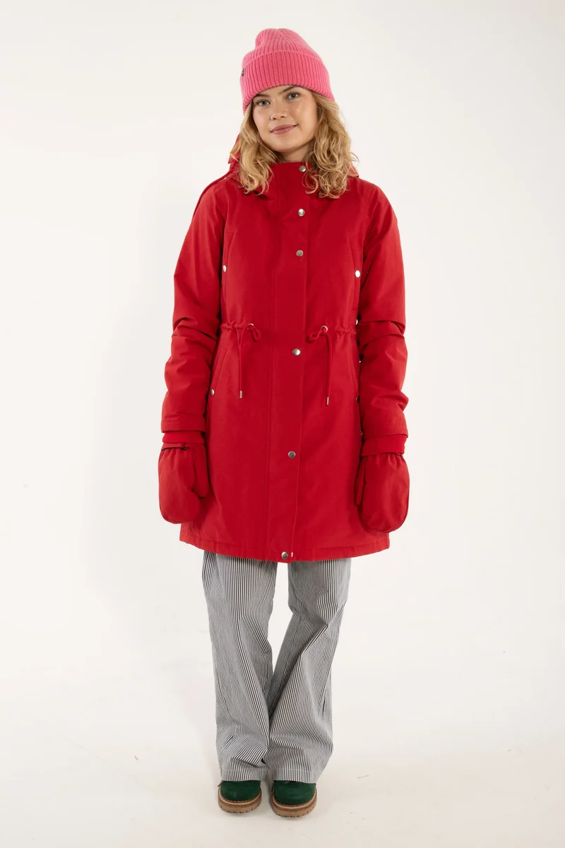 Danefae Winter Regenparka Dames Danenora Dark Red