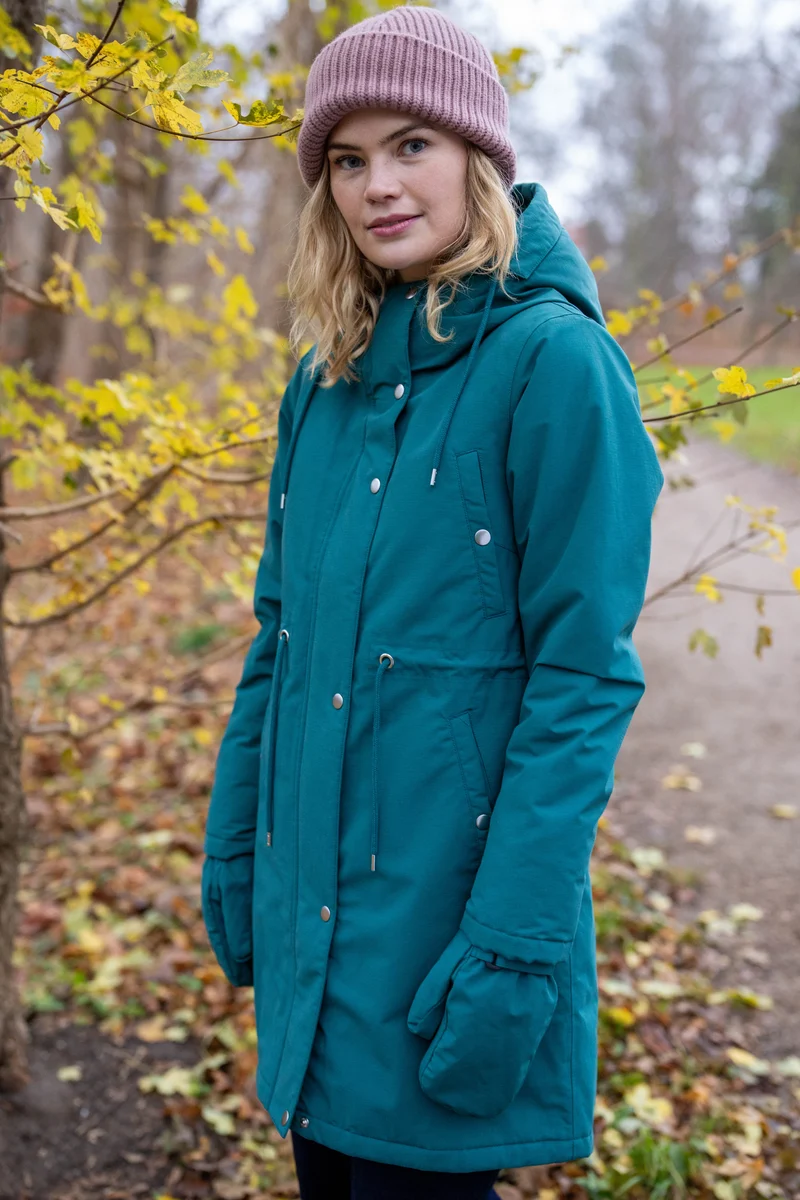 Danefae Winter Regenparka Dames Danenora Dark Slate