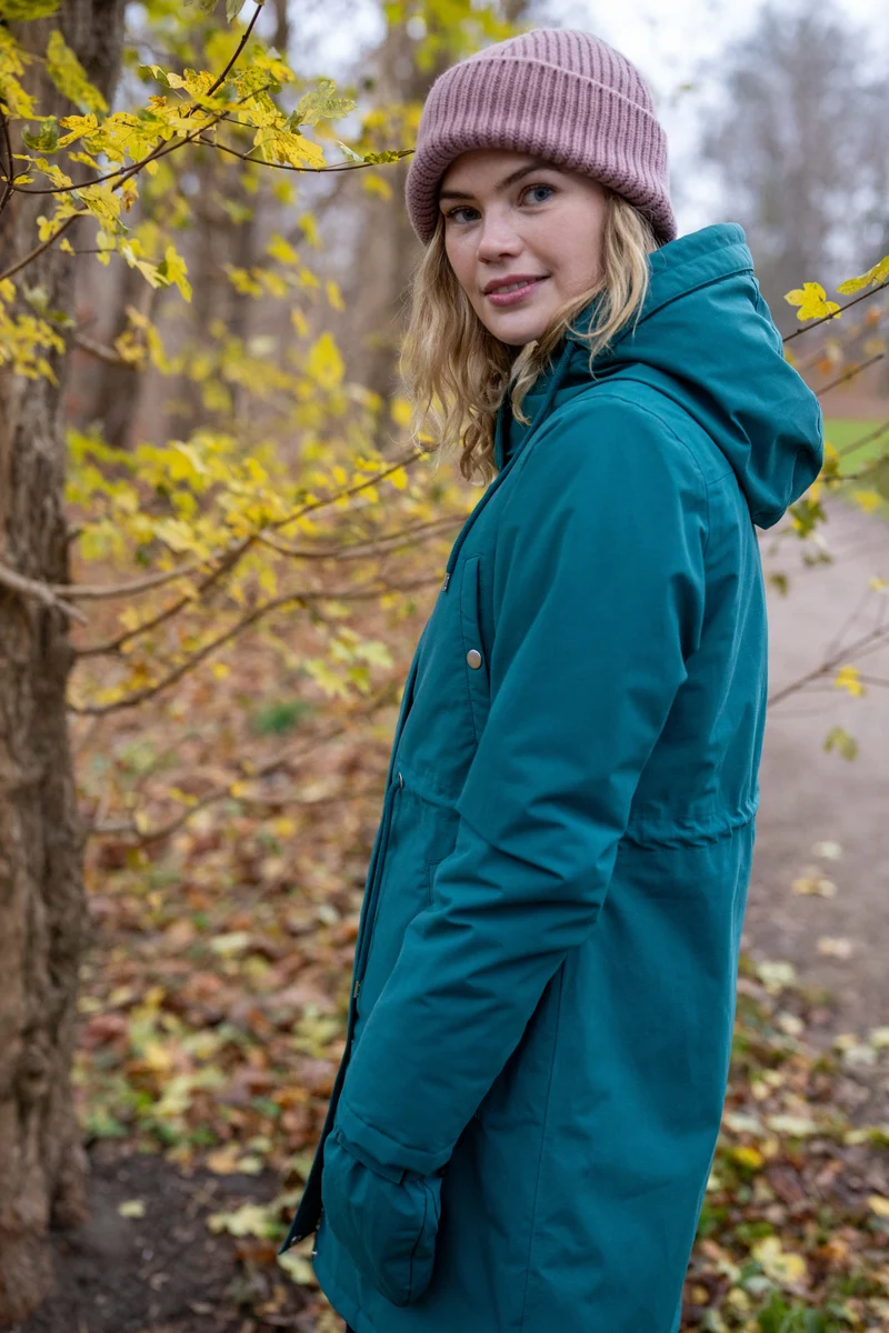 Danefae Winter Regenparka Dames Danenora Dark Slate