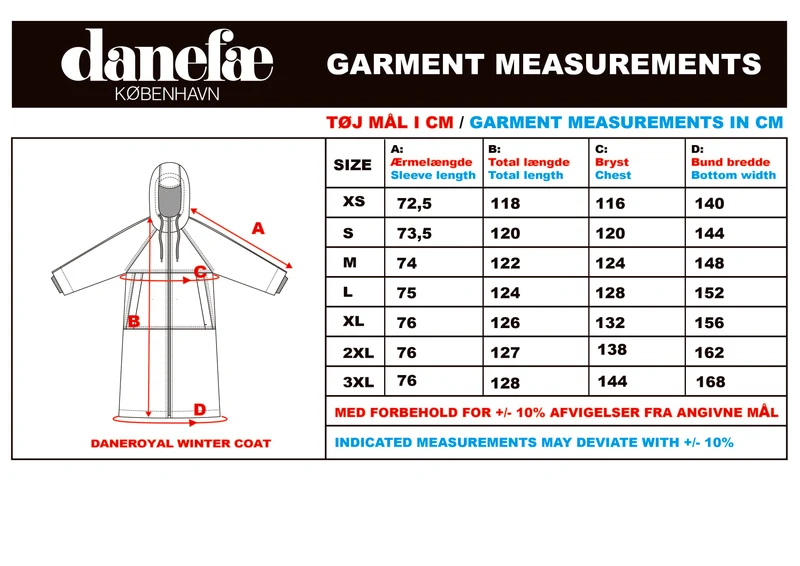 Danefae Daneroyal Winter Coat Zwart