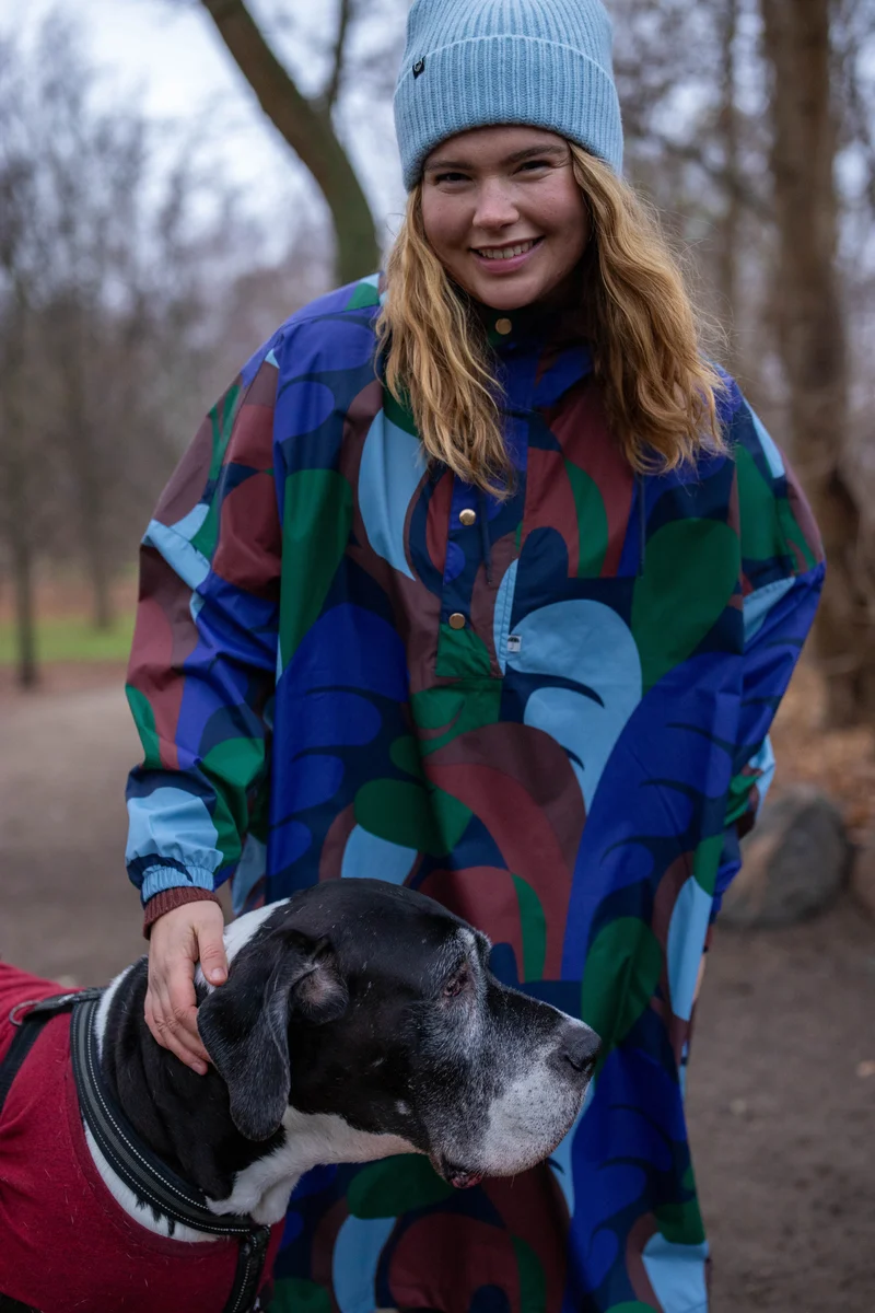 Danedream Drops Poncho Blue Purple Trops