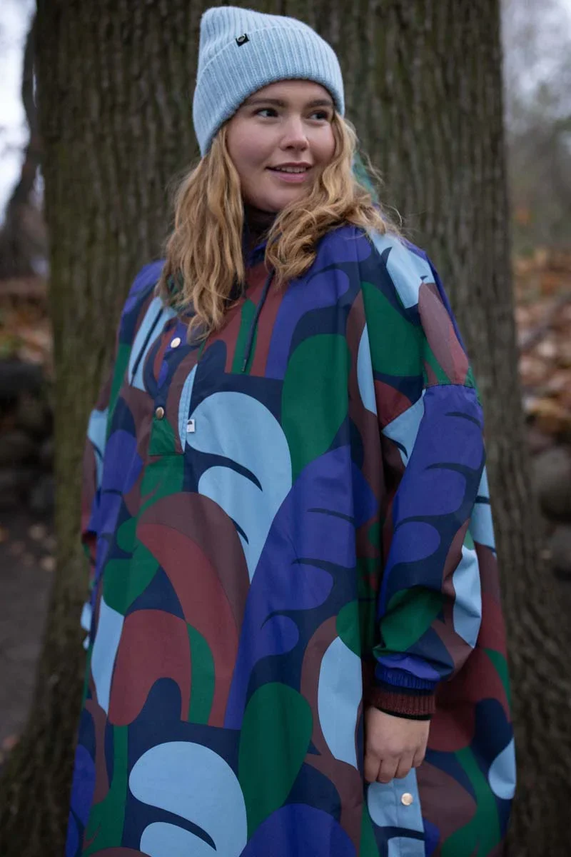 Danedream Drops Poncho Blue Purple Trops