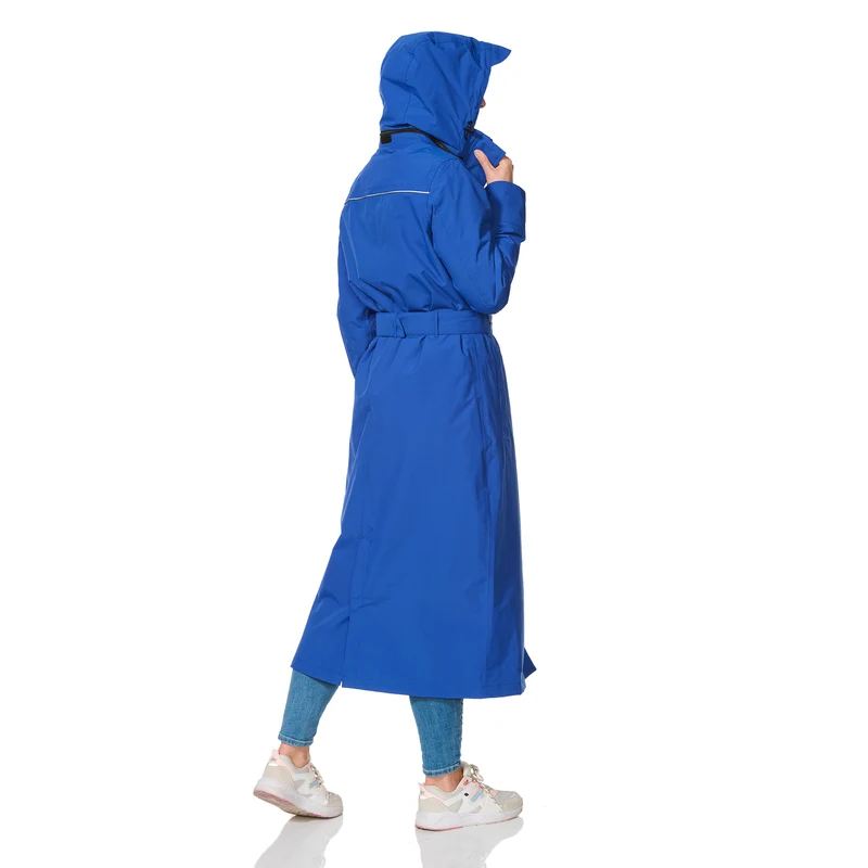 Happy Rainy Days Extra Lange Regenjas Montreal Kobalt blauw