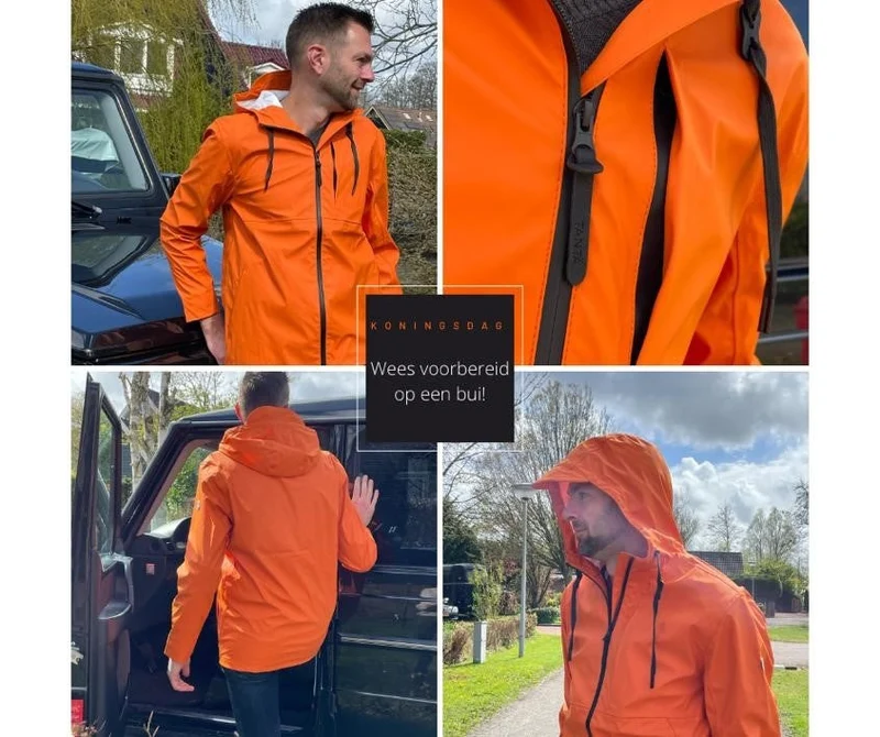 Tantä regenjas Heren Cel Harvest Pumpkin *Laatste maat XL*