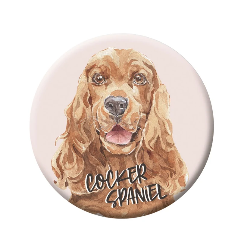Button (placka) se špendlíkem 44 mm – Cocker Spaniel