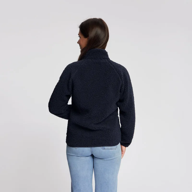 Odile Damen – Outdoor-Weste – Teddy – Marineblau