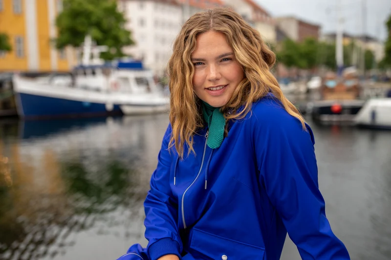 Danemarselisborg Brushed Shell Parka Deep Blue
