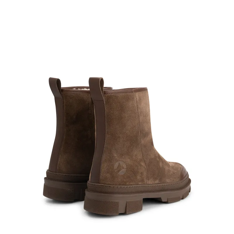 Kelowna Damen – Winterstiefel – Mit Wolle gefüttert – Dunkelbraun