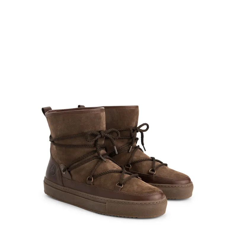 Norquay Damen – Winterstiefel – Mit Wollfutter – Dunkelbraun