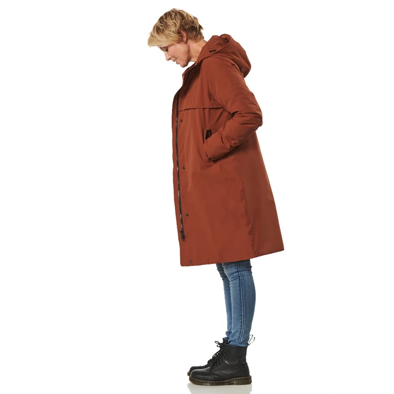 Happy Rainy Days Winterjas Dames Boston Kangaroo Roest *Laatste maat XS*
