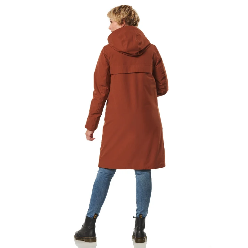 Happy Rainy Days Winterjas Dames Boston Kangaroo Roest *Laatste maat XS*