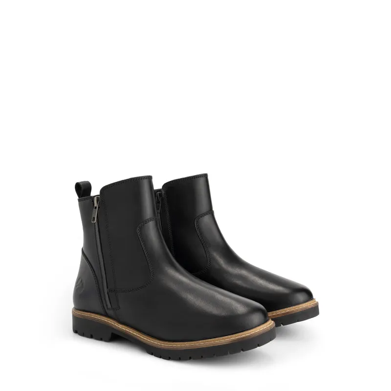 Bronderslev Damen – Stiefeletten – Mit Wolle gefüttert – Schwarz