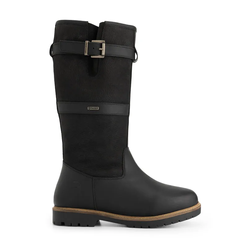 Gronvik Damen – Outdoor-Stiefel – mit Wolle gefüttert – Schwarz