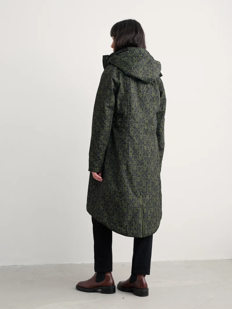 Seasalt Winter Parka Dames Janelle Clay Stamp Highland * Laatste maten 36 en 50*