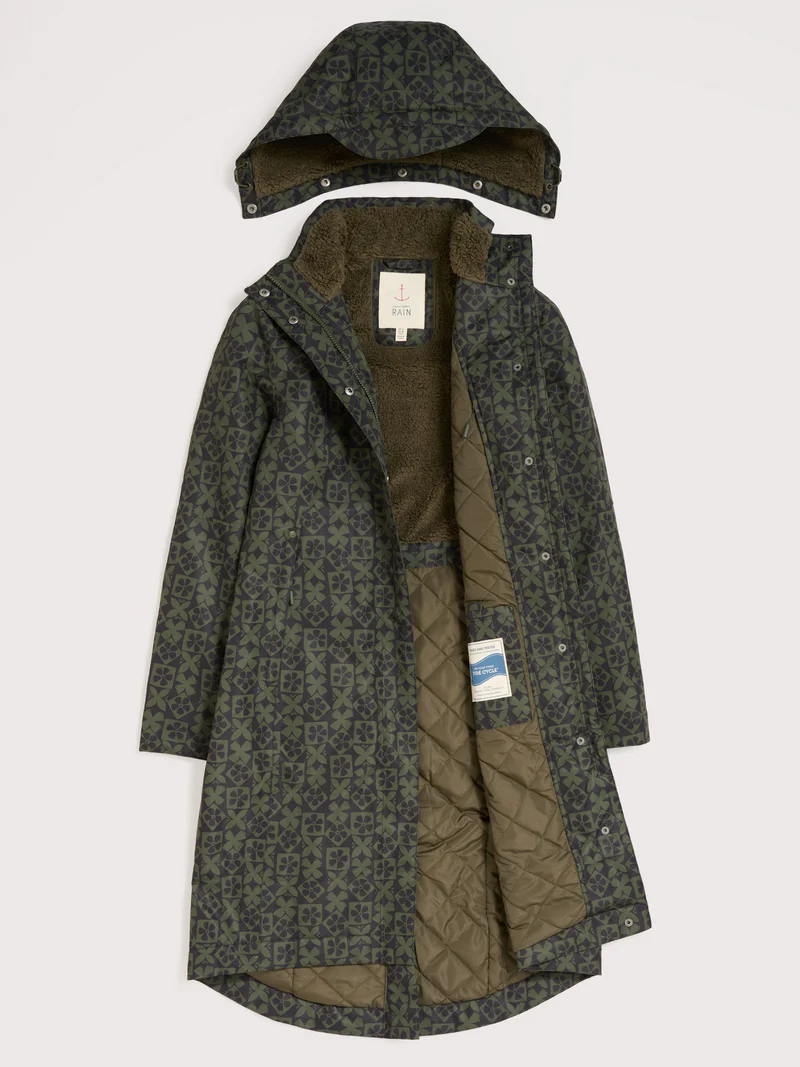 Seasalt Winter Parka Dames Janelle Clay Stamp Highland * Laatste maten 36 en 50*