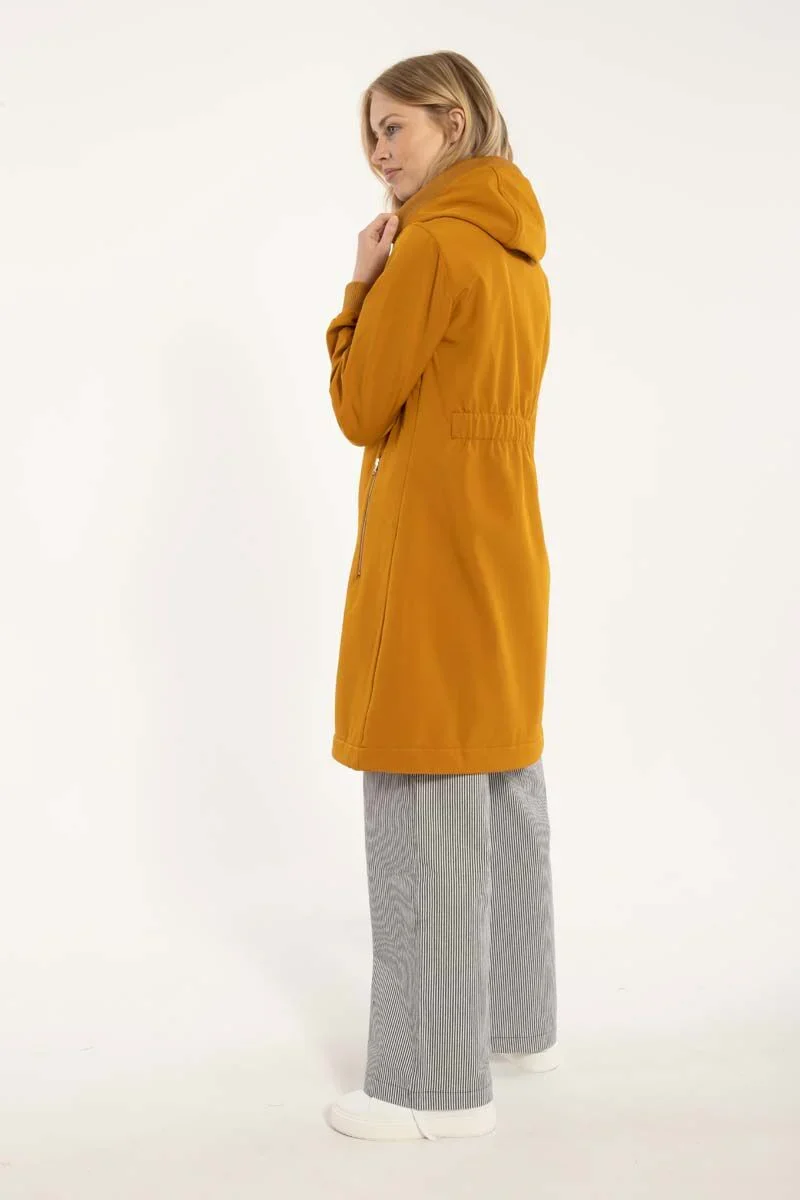 Danefae Softshell Regenjas Danejane Dames Mustard