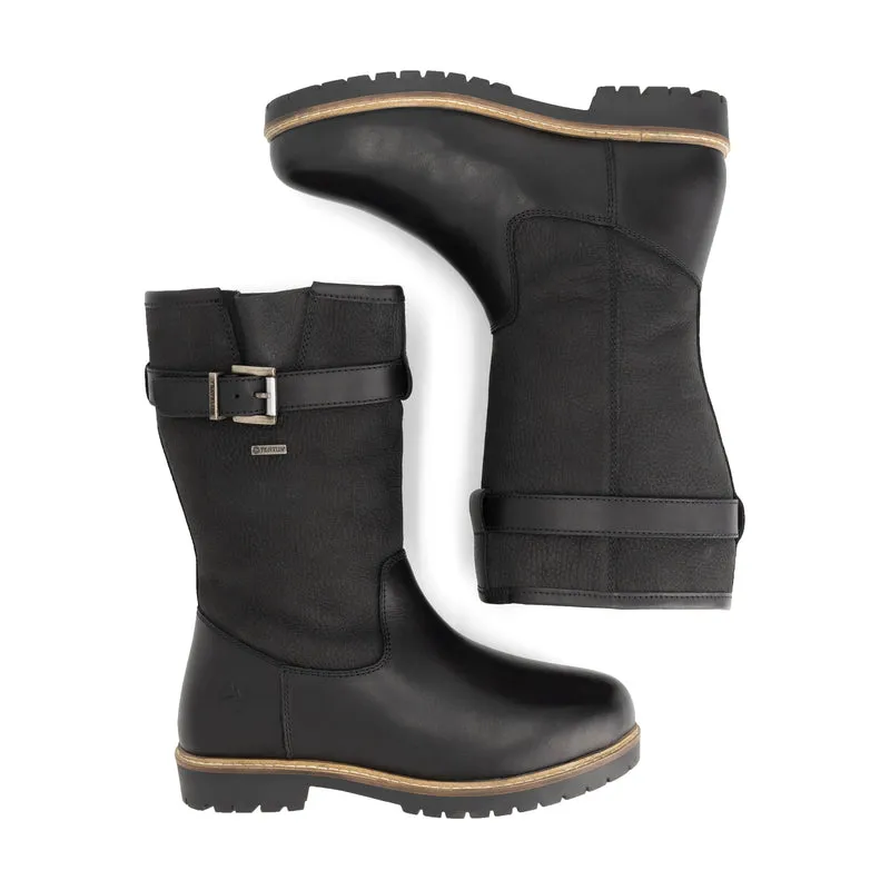 Vrangen Damen – Outdoor-Stiefel – mit Wollfutter – Schwarz