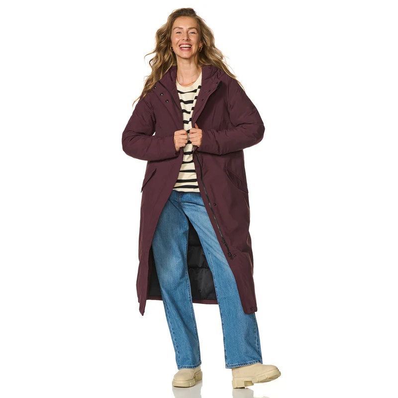 Happy Rainy Days Winter Regenjas Dames Vancouver Burgundy