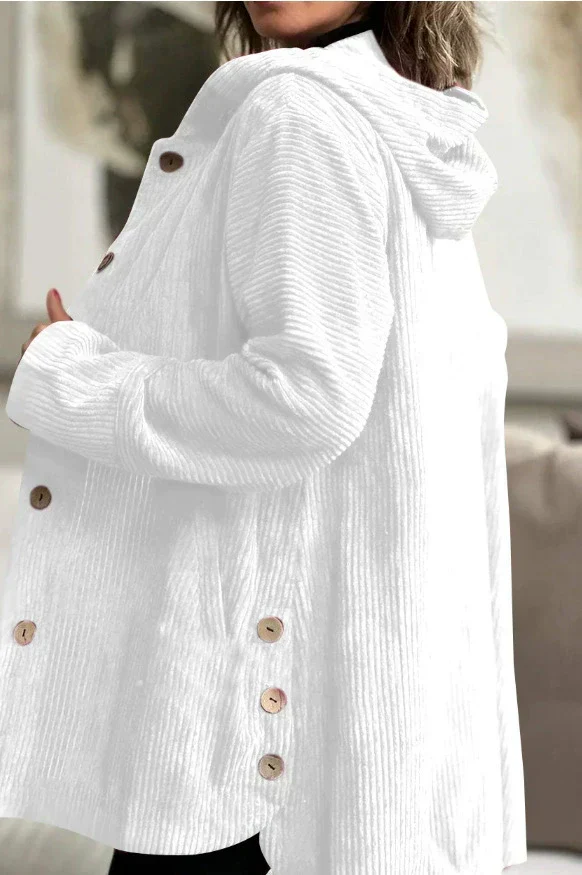 Cordia | Gemütliche Cordjacke mit Kapuze