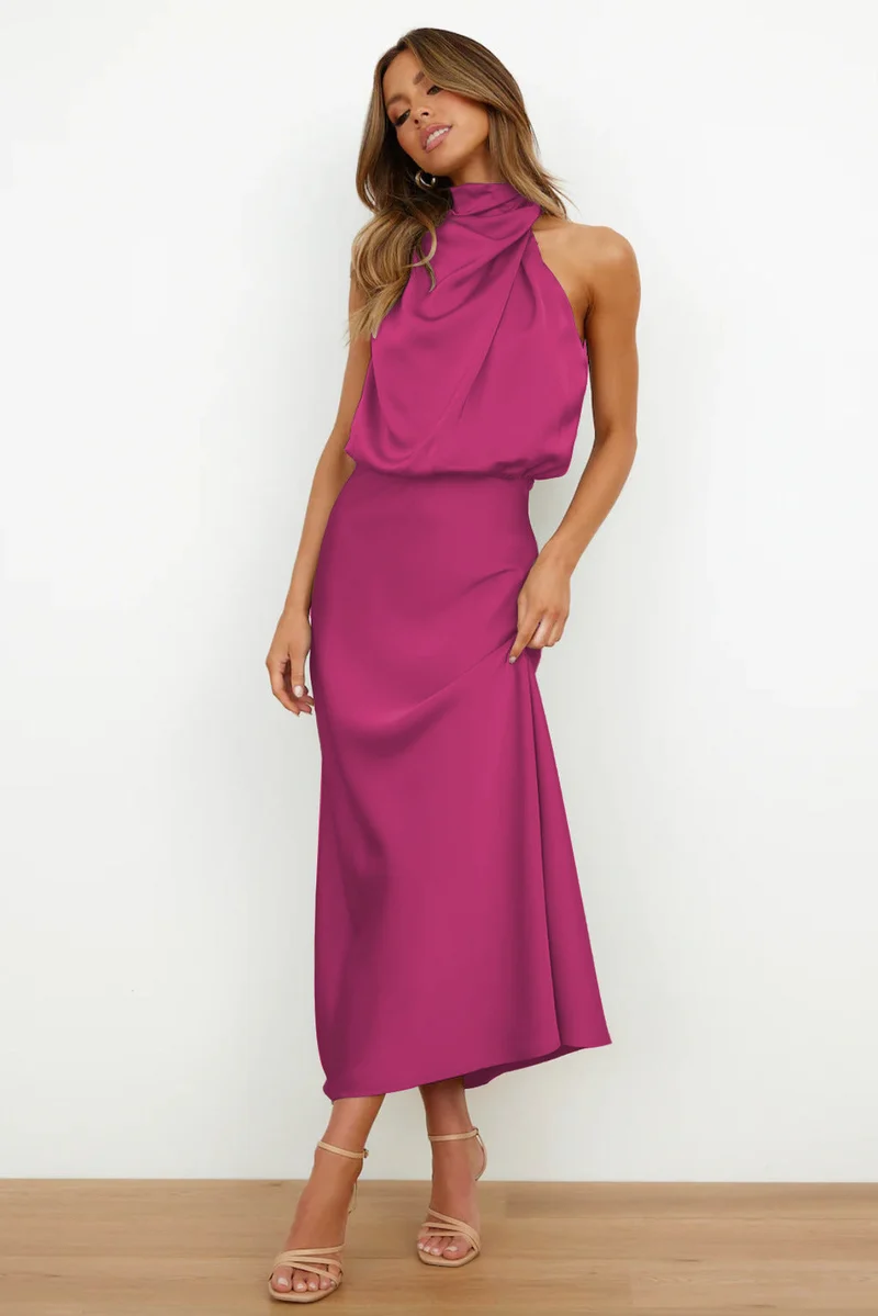 LARA | SATIN KLEID